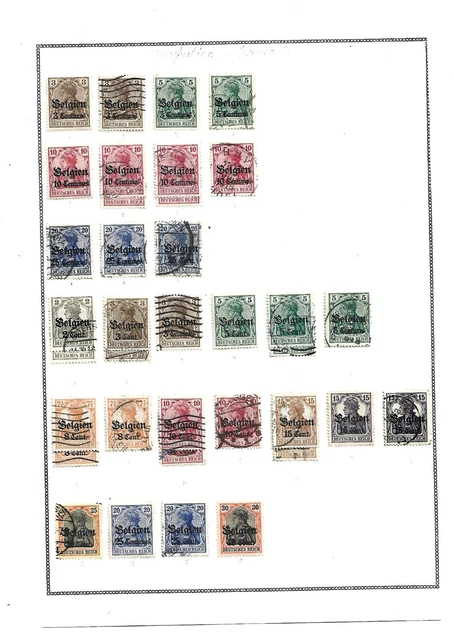 TOP NEEWS EXCLU.très beau lot ,OCCUPATION BELGIQUE.2scans