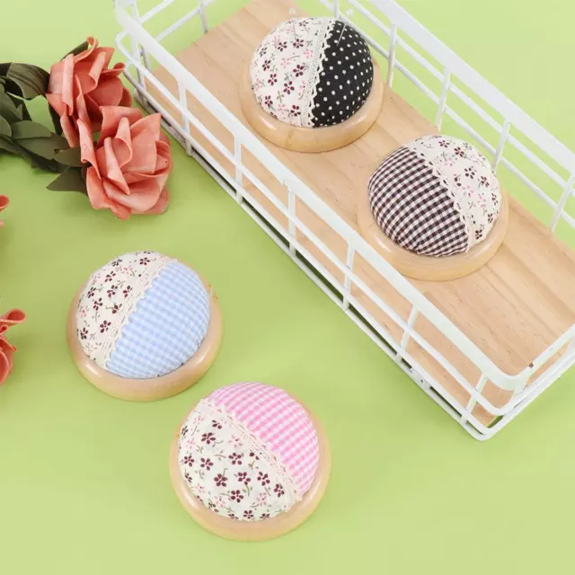 Needle Pin Cushion Floral Holder Wrist Pincushion DIY Craft Home Sewing Supply/