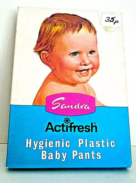 Vintage Sandra Baby Plastic Pants -Small  Mint in Near Mint Pack -Ex Shop Stock.