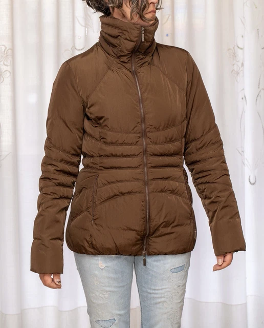 MONCLER PIUMINO DONNA Marrone/ Giacca Invernale Imbottita EUR