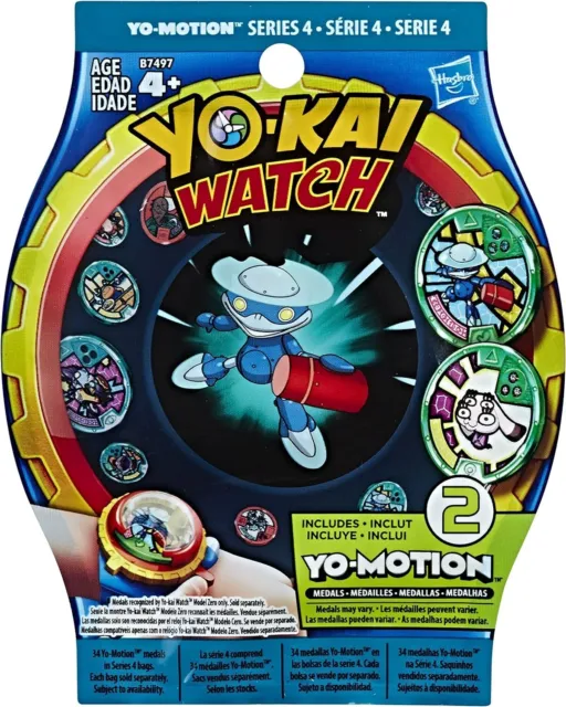 Yo-Kai Watch Yo-Motion Series 4, YoKai 1 Blind Pack (2 medals)