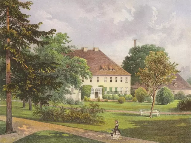 CÖTHEN - Duncker - Farblithographie 1858