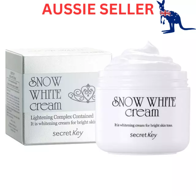 Secret Key Snow White Cream Whitening Bright Skin Lightening Complex 50g