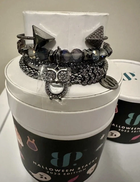 🦉RARE - Bomb Party The Owl Of Night Halloween 2023 4 Bracelet Stack 🦉 🦉RARE - Bomb Party The Owl Of Night Halloween 2023 4 Bracelet Stack 🦉