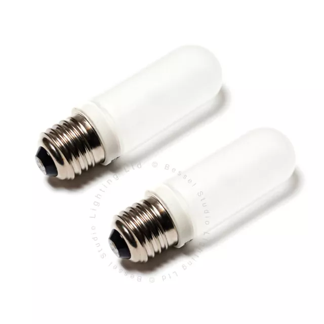 2 PACK - 150W ES27 Screw fit Studio Lamp Modelling Bulb 2700K-3200K