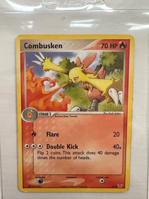 Pokemon Card Combusken 2/10 Latias Trainer Kit NM Non Holo 2004