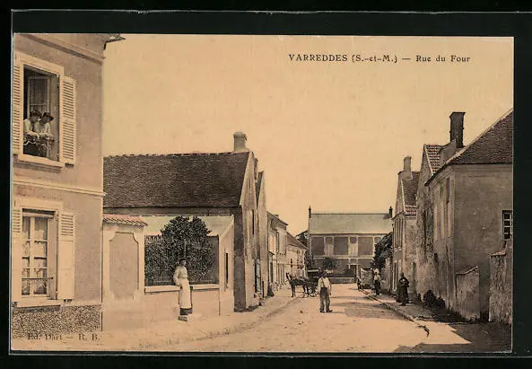 CPA Varreddes, Rue du Four