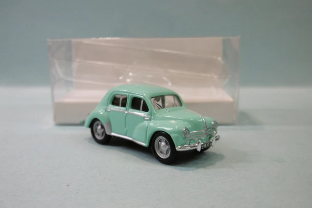 Maquette Norev Renault 4CV 1955 Vert D'eau échelle 1/87 - Réf 513230, Neuve, Métal Et Plastique