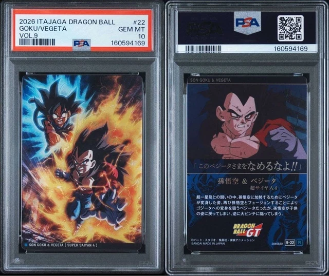 PSA10 ITAJAGA DRAGON Ball 9-22 Goku / Vegeta EUR 130,64 - PicClick ES