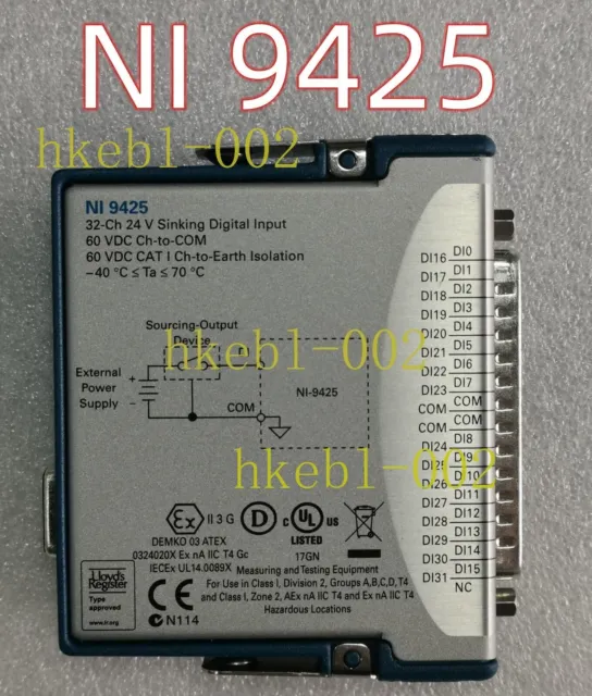1PCS National Instruments NI-9425 V SInking Digital Input Module(NI 9425 )