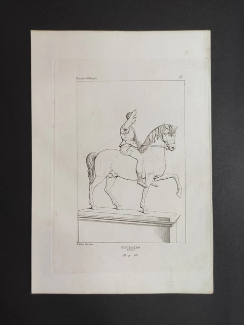 M.N. Balbo Figlio, Ricordi di Napoli Martorana, Mori, Stampa 1853