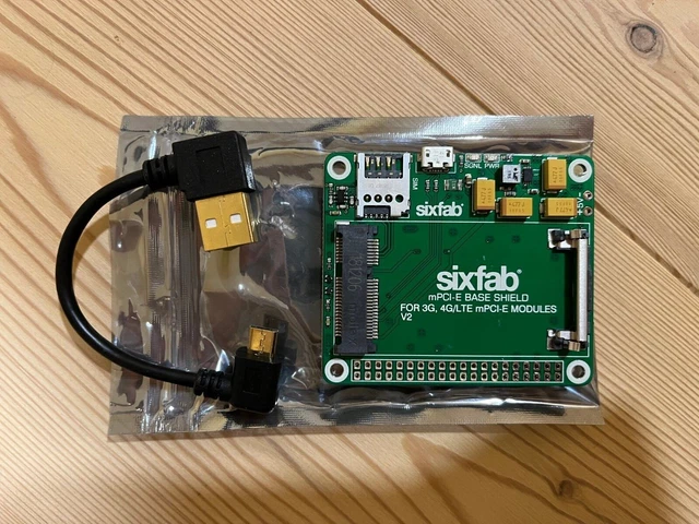 Sixfab mPCI-E base shield for 3G, 4G, LTE