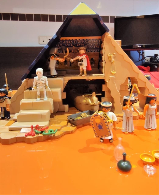 PLAYMOBIL HISTORY 5386 Pir mide del Fara n FAMILIA EGIPCIA