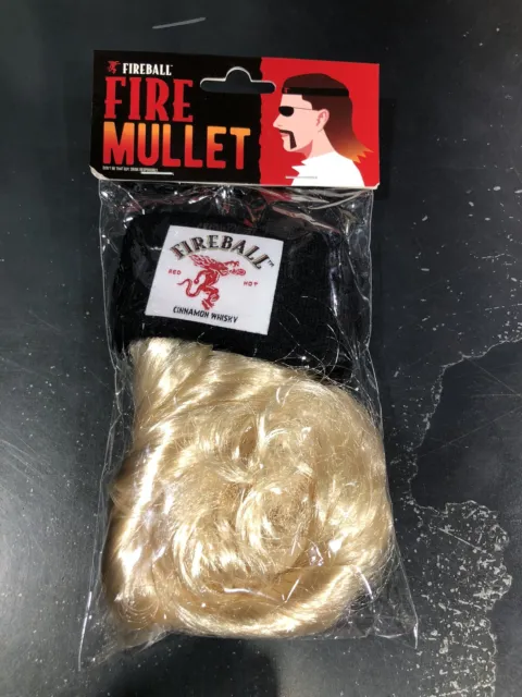 Fireball Whisky Fire Mullet New Blonde Wig