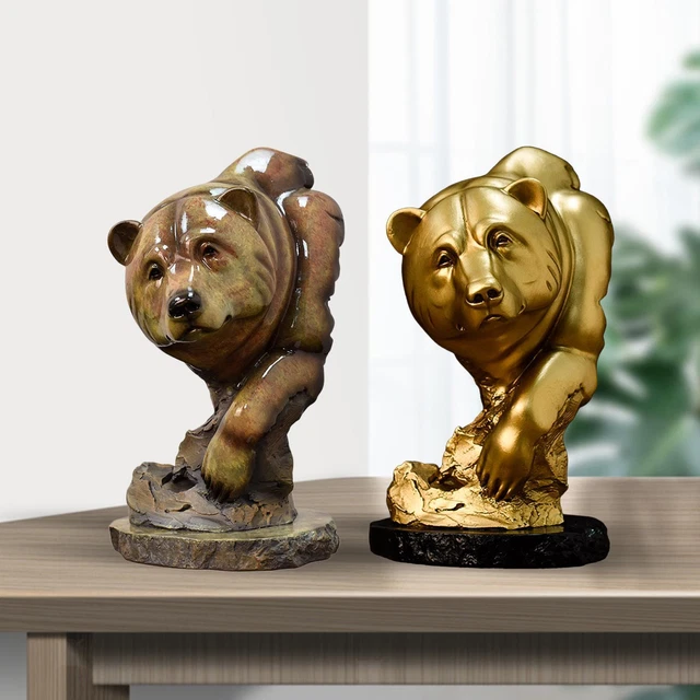 Ornement de Statue de résine de Figurine d'ours nordique pour la décoration
