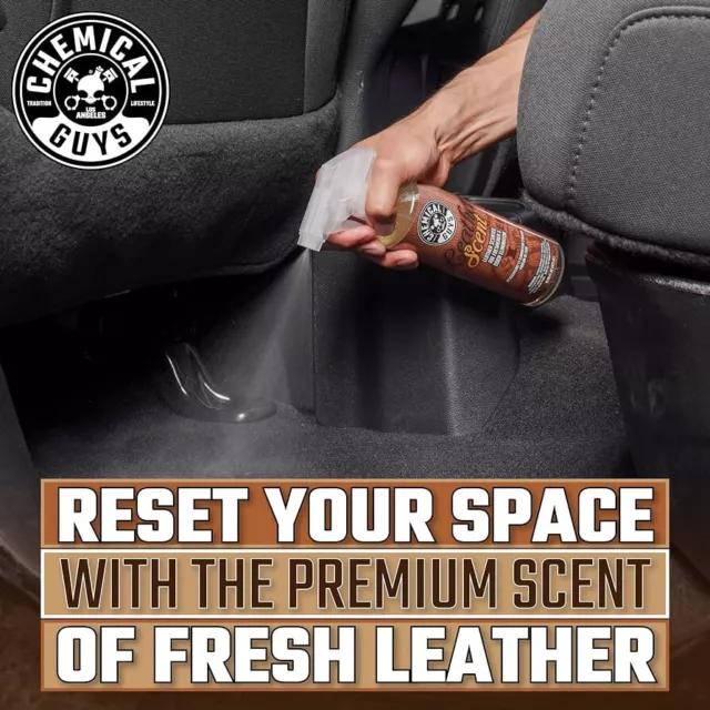 Chemical Guys Leather Scent Air Freshener - Spray Freshener & Odour Eliminator 2