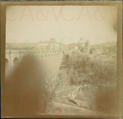 April 1901 Italy Cathedral Viaduct Arriccia Arricci Santa Maria Assunta 3.5"Orig