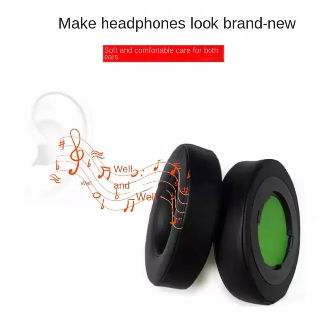 1Pair Mesh Material Ear Pads for RAZER KRAKEN V2 Headphones Accessories