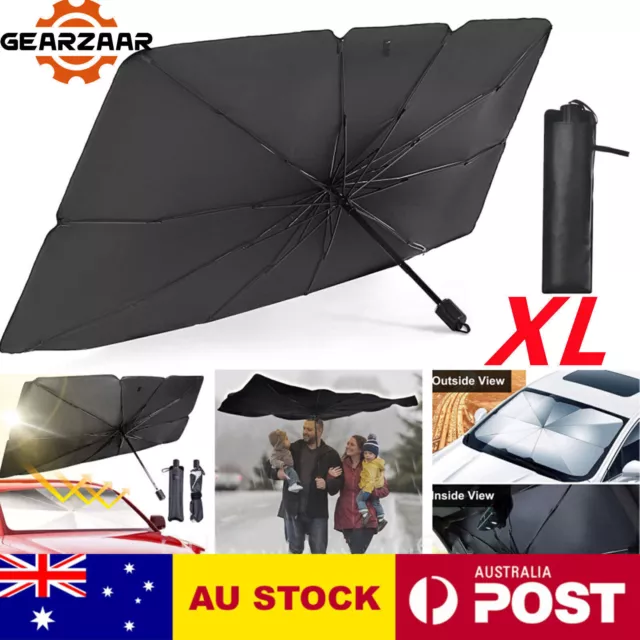 Foldable Car Windshield Sunshade Umbrella Front Window Cover Visor Sun Shade XL