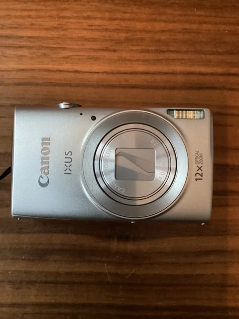 CANON IXUS 170 Silver 20MP Compact Digital Camera USED Excellent Battery Charger