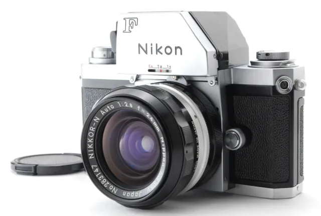 【N MINT+++】Nikon F FTN 35mm SLR Film Camera 24mm f/2.8 Lens From JAPAN
