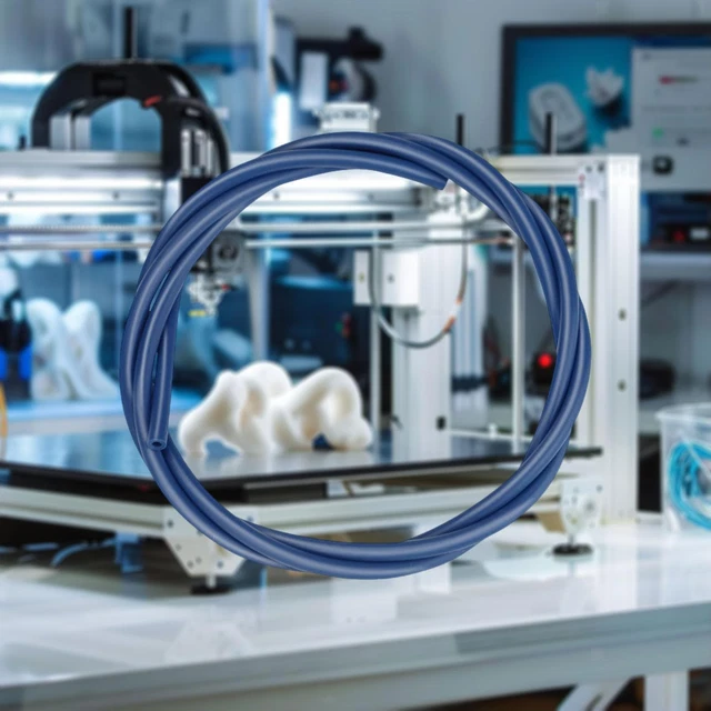 Tuyau PTFE 3 Mm Intérieur / 6 Mm Extérieur - 1 Mètre - Résiste De -70°C à 260°C - Chimiquement Inerte - Faible Frottement