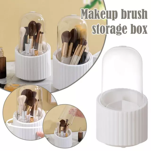 Makeup Brush Storage Box Storage Box Portable Desktop Cosmetic Organizer Ca A2P0