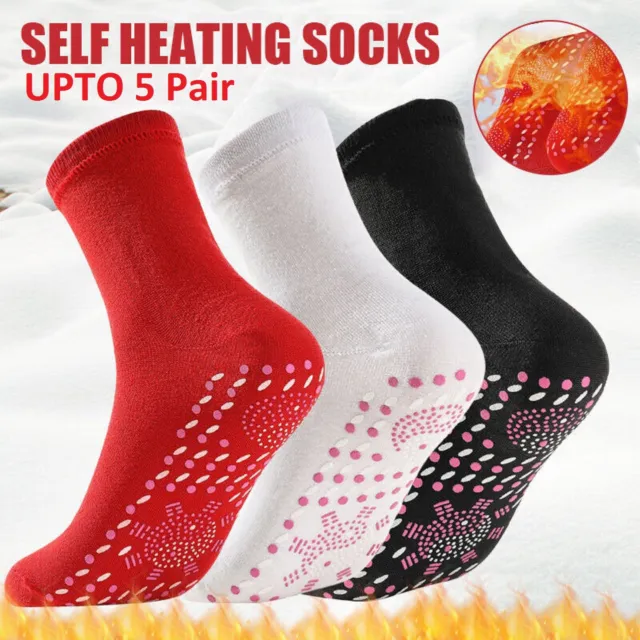 Magnetic Socks Therapy Comfortable Self-Heating Health Care Tourmaline Warm Sock