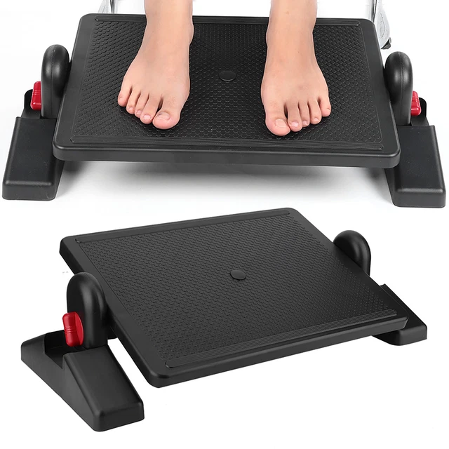 Reposapiés ergonómico portátil altura ajustable para oficina hogar U SDS