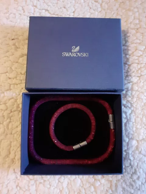 IMMACOLATA SET IN scatola originale SWAROVSKI Pinky Viola Polvere