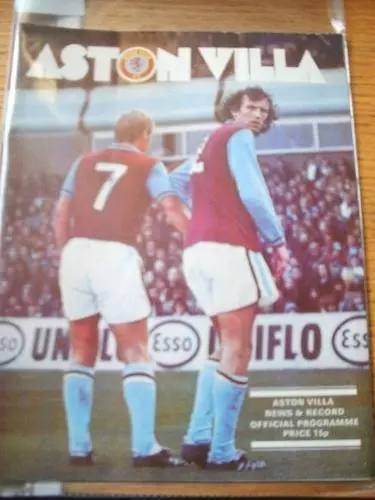 16/02/1977 Football League Cup Semi-Final: Aston Villa