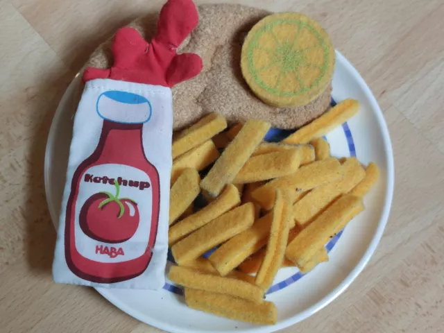 Haba Biofino Wiener Schnitzel mit Pommes Frites OVP 2