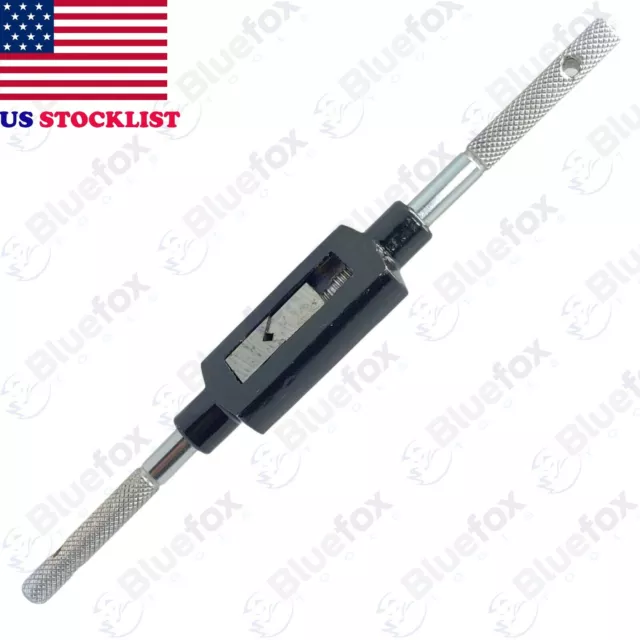 1/16 - 3/8 (M2 - M10) Straight Handle Tap Wrench, 9" Overall Length