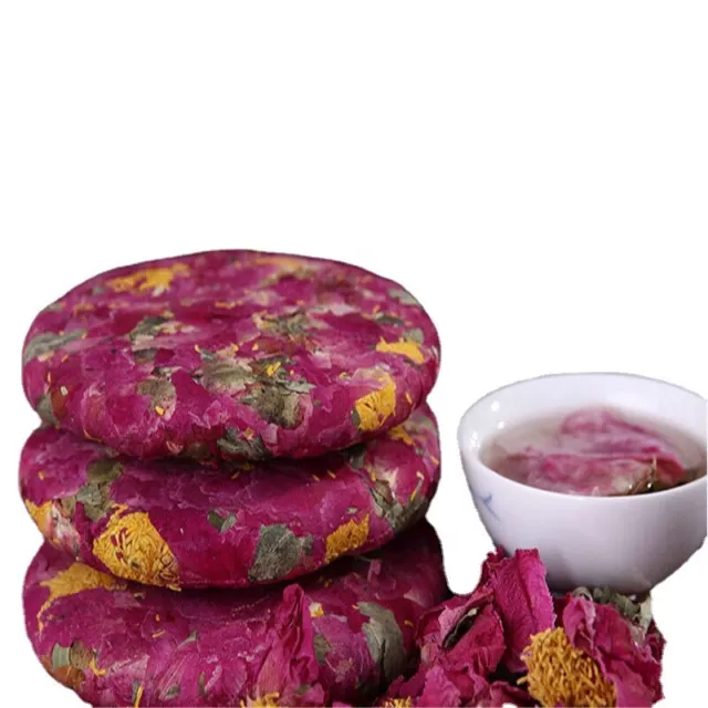 200 G De Flower Tea Cake Pivoine Honey Peach Parfumé Naturel Tisane Thé Santé