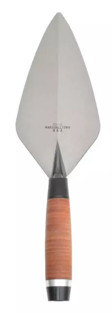 NEW Marshalltown 3411L 11" leather handle building trowel London pattern