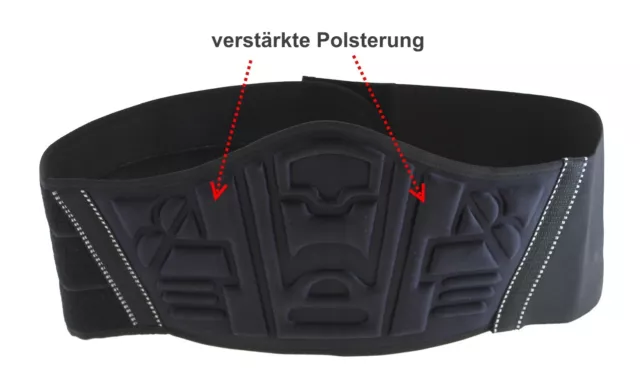 Nierengurt Nierenwärmer STRUCTURE M + Sturmhaube Maske f. Motorrad Roller 3
