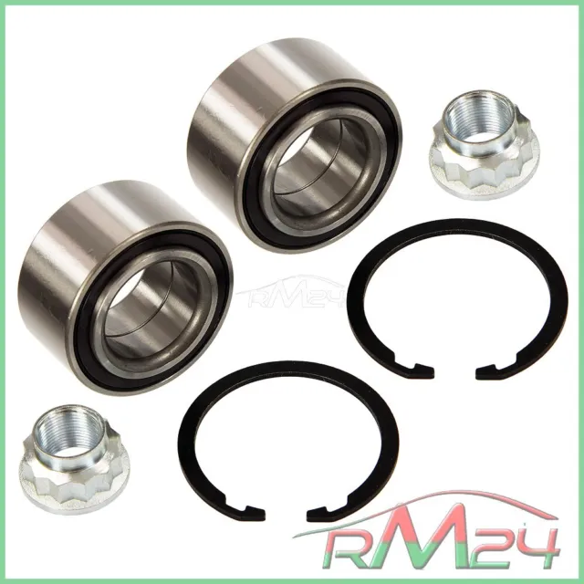 2X Kit Cuscinetto Ruota Anteriore Per Peugeot 107 1.0 1.4