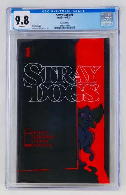 Stray Dogs #1 CGC 9.8 White Pages Acetate Variant Cover Edition Image Comics Key