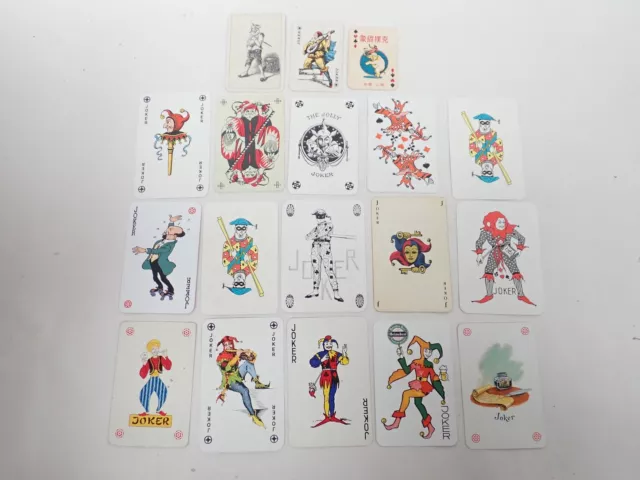 Lot de 18  Jokers / Jeu de cartes à jouer