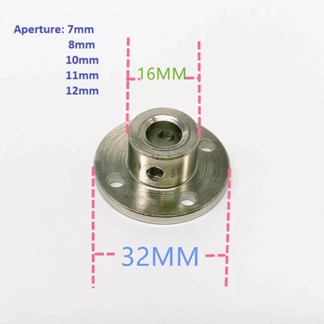 Rigid Flange Coupling Motor Guide Metal Shaft Coupler Support Fixed Bearing Seat 3