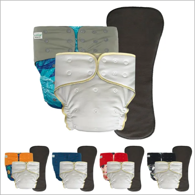 Nighttime Diaper Set: Washable Incontinence Special Needs Big Kids or Adult Size