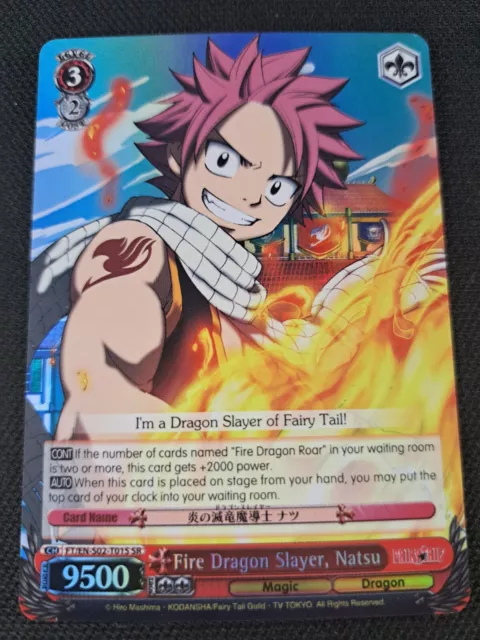 Weiss Schwarz/Fairy Tail Extra Pack]Natsu, Dragon Force FT/SE10-26 R