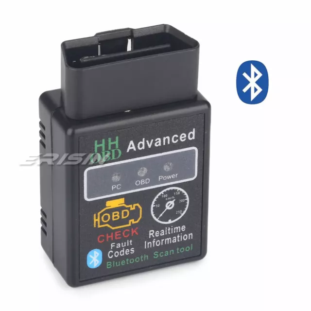 Bluetooth OBD2 Car Scanner Tool Diagnostic tool V1.5 Android HU Stereo Phone PC