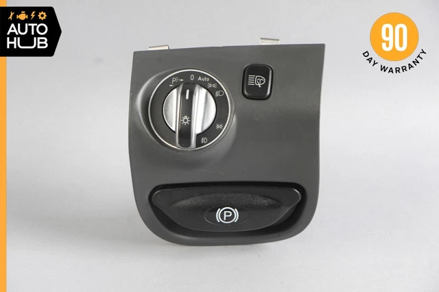 03-12 Mercedes R230 SL500 SL550 SL55 AMG Headlight Control Switch Charcoal OEM