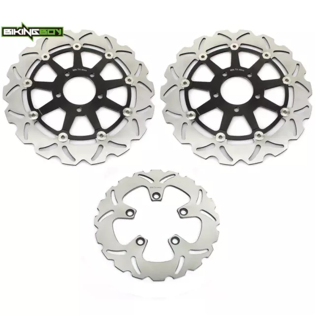 Stainless Steel Front Rear Brake Rotors GSX1300 R GSX1300R Hayabusa 1300 (99-07)