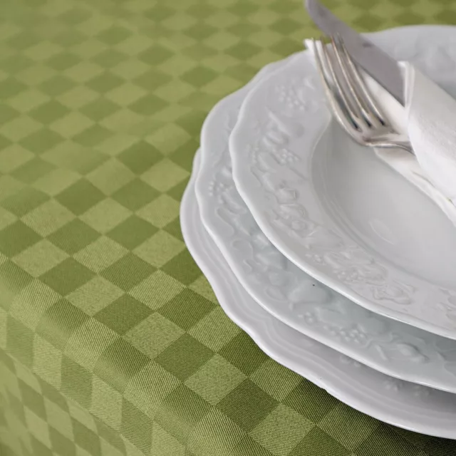 Tovaglia plastificata cerata in altezza cm 120 venduta a metro quadretti verde bianco | | Soft & Soft: tovaglie casa