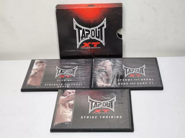 Tapout XT DVD Extreme Training 6 Disc Set Fitness Gym Exercise Cardio Programs