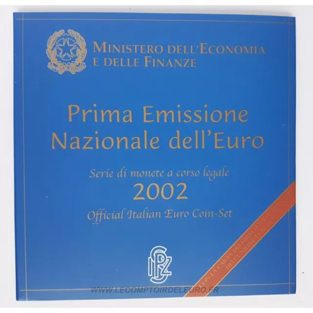 Coffret 8 pièces BU Italie 2002