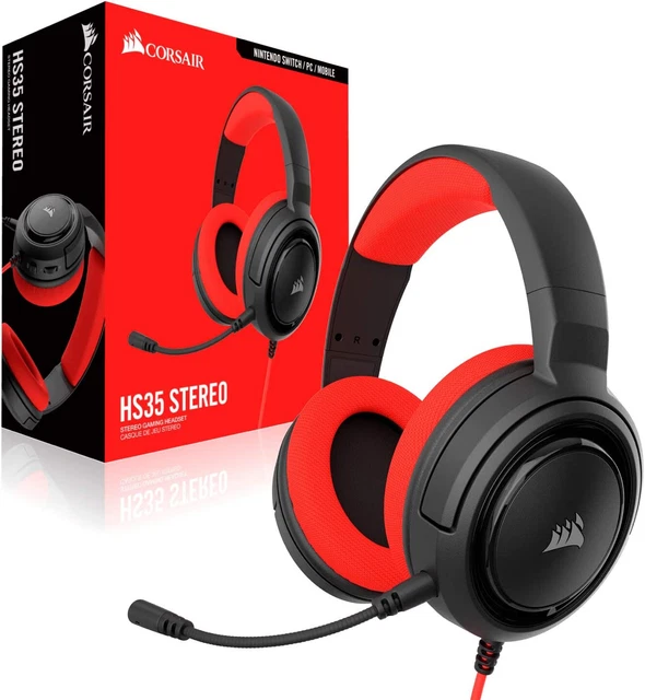 CORSAIR OFFICIAL HS35 Stereo Gaming Headset (XBOX/PC/Mobile/PS4/Switch