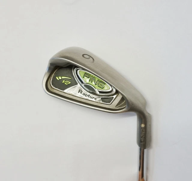 Ping Rapture Titanium PING RAPTURE V2 Punto Blanco 6 Hierro AWT Rígido Flexible Eje de Acero ...